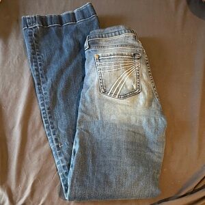 7 For All Mankind Medium Blue Flare Jeans